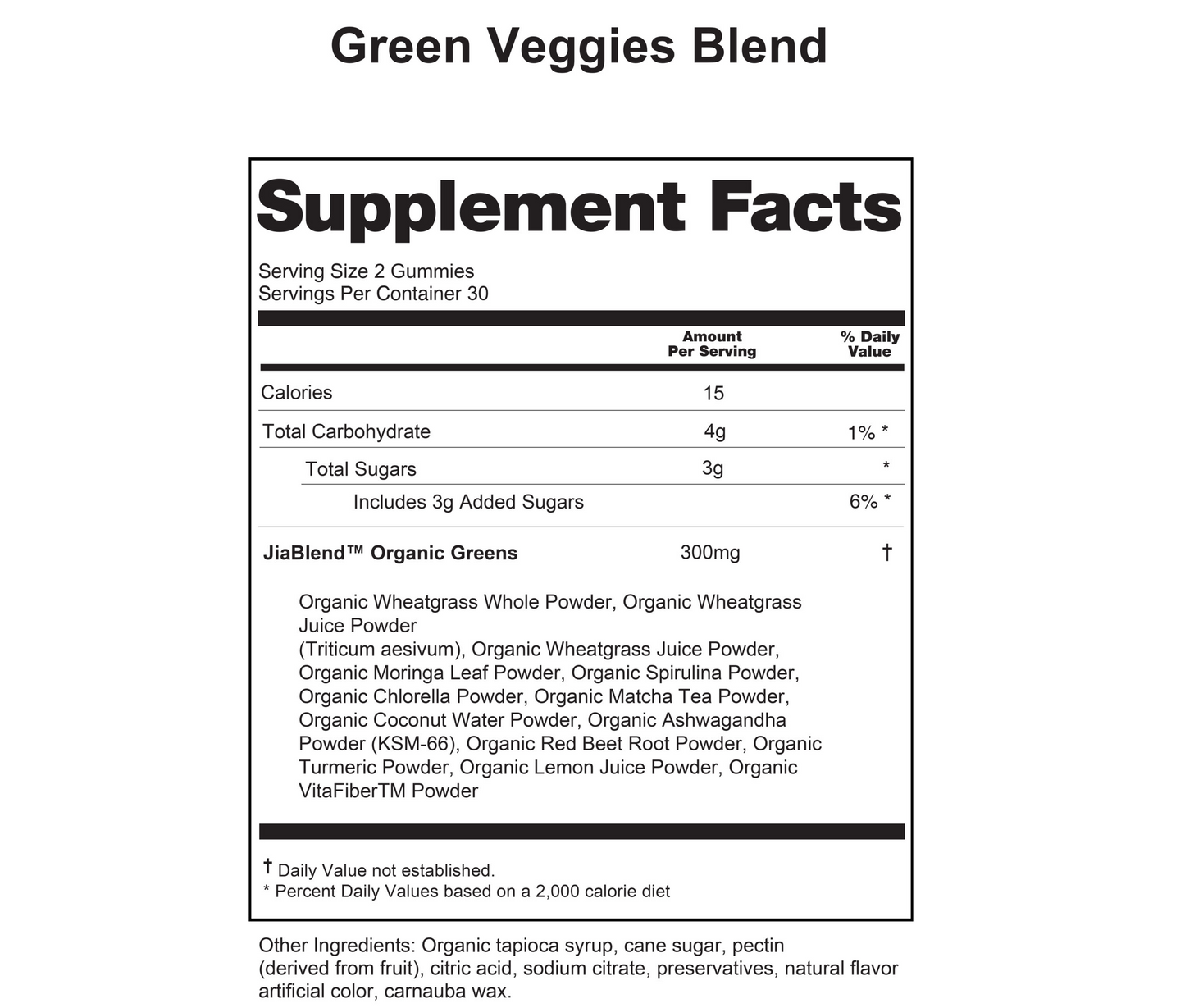 GREEN VEGGIE GUMMIES
