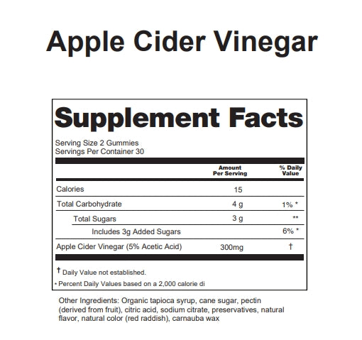 Apple Cider Vinegar Gummies