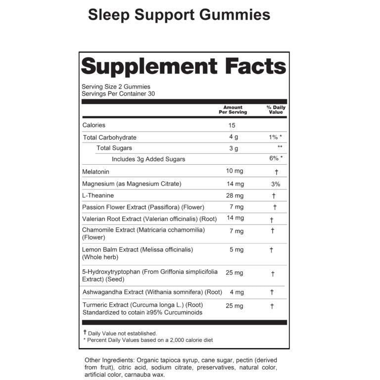 SLEEP SUPPORT GUMMIES